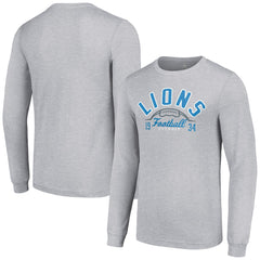 Starter Half Ball Team Long Sleeve T-Shirt - Detroit Lions