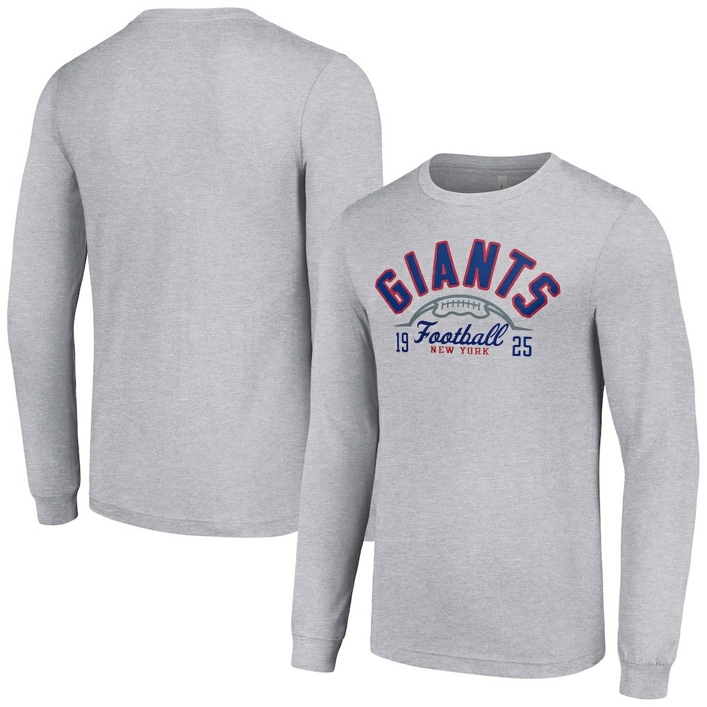 Starter Half Ball Team Long Sleeve T-Shirt - New York Giants