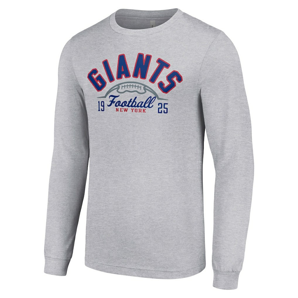 Starter Half Ball Team Long Sleeve T-Shirt - New York Giants