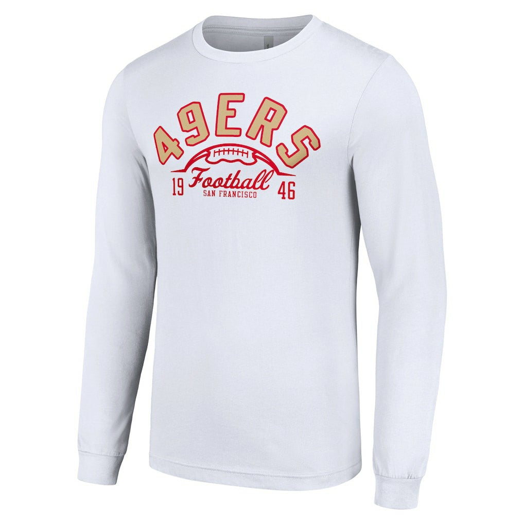 Starter Half Ball Team Long Sleeve T-Shirt - San Francisco 49ers