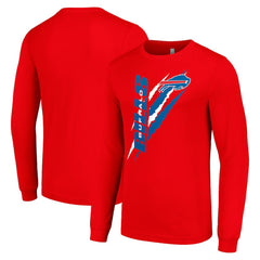 Starter Color Scratch Long Sleeve T-Shirt - Buffalo Bills