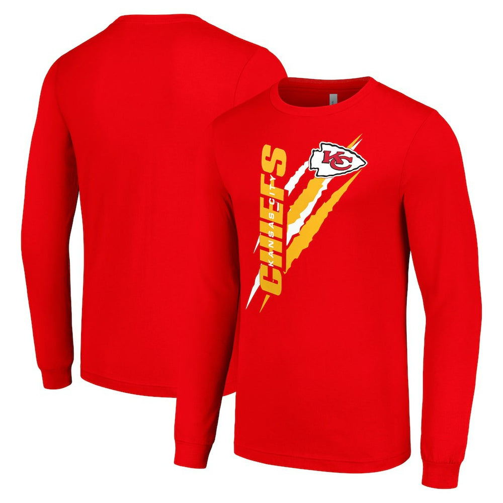 Starter Color Scratch Long Sleeve T-Shirt - Kansas City Chiefs