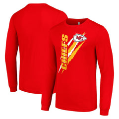 Starter Color Scratch Long Sleeve T-Shirt - Kansas City Chiefs