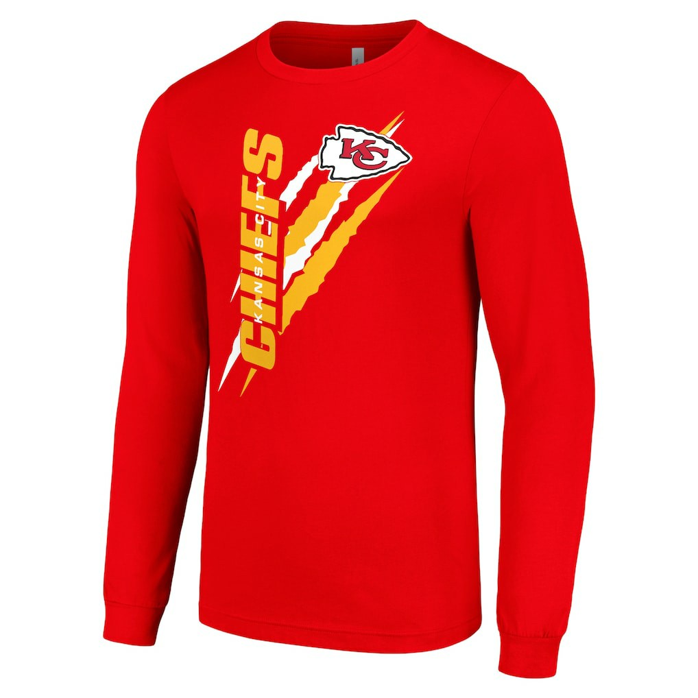 Starter Color Scratch Long Sleeve T-Shirt - Kansas City Chiefs