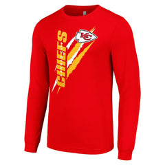 Starter Color Scratch Long Sleeve T-Shirt - Kansas City Chiefs