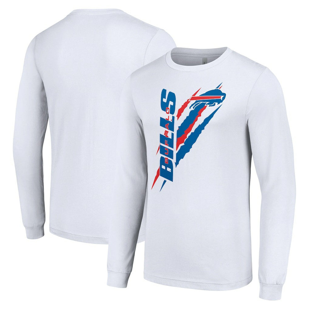 Starter Color Scratch Long Sleeve T-Shirt - Buffalo Bills