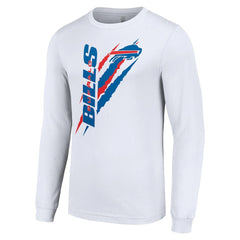 Starter Color Scratch Long Sleeve T-Shirt - Buffalo Bills