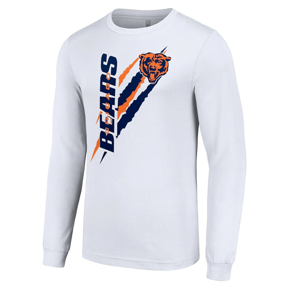 Starter Color Scratch Long Sleeve T-Shirt - Chicago Bears