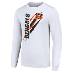 Starter Color Scratch Long Sleeve T-Shirt - Cincinnati Bengals