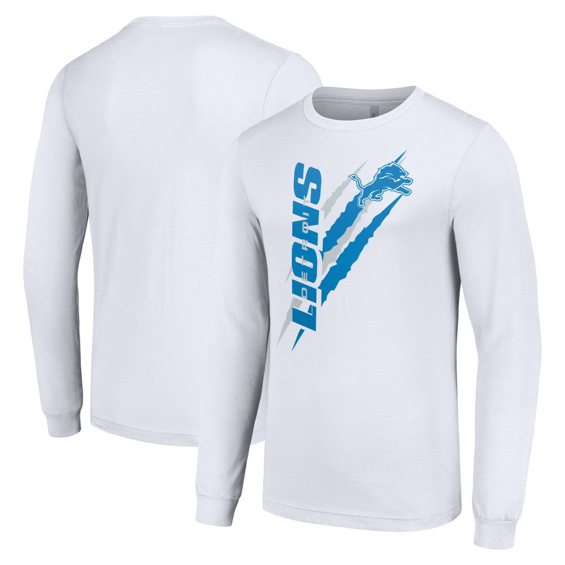 Starter Color Scratch Long Sleeve T-Shirt - Detroit Lions