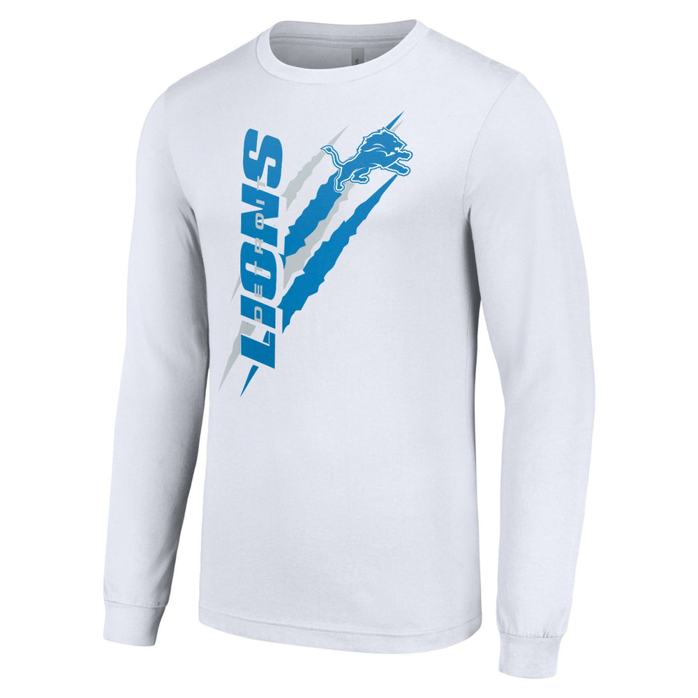 Starter Color Scratch Long Sleeve T-Shirt - Detroit Lions