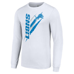 Starter Color Scratch Long Sleeve T-Shirt - Detroit Lions