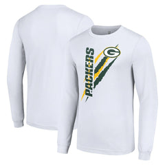 Starter Color Scratch Long Sleeve T-Shirt - Green Bay Packers