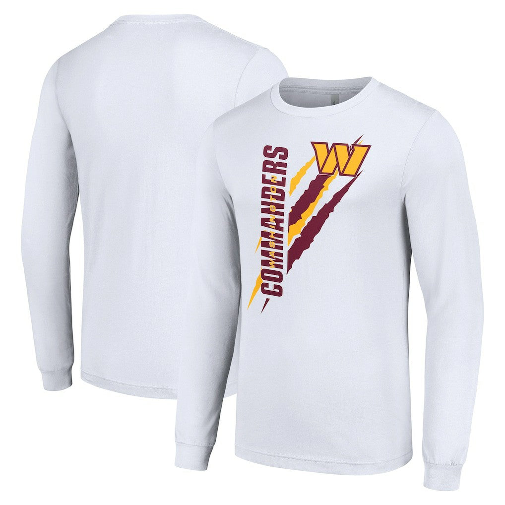 Starter Color Scratch Long Sleeve T-Shirt - Washington Commanders