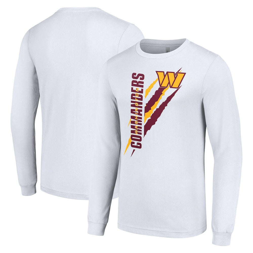 Starter Color Scratch Long Sleeve T-Shirt - Washington Commanders