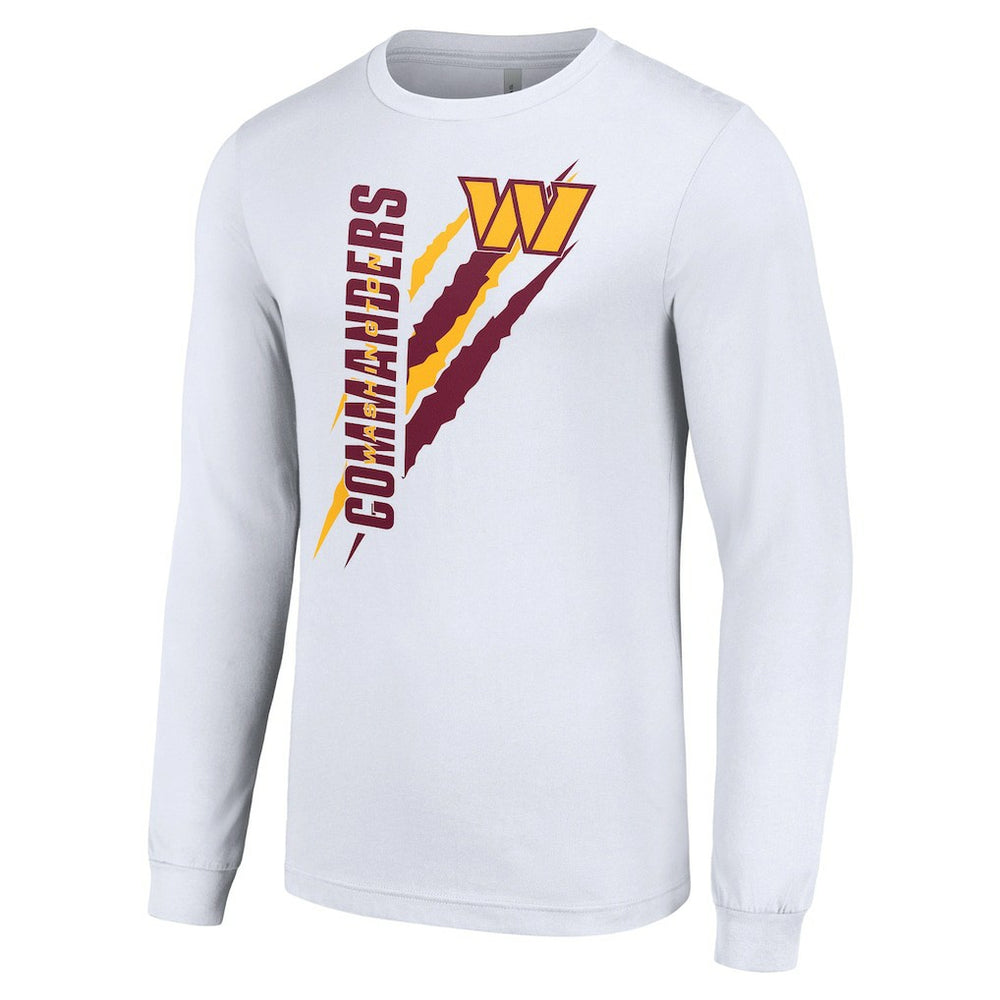 Starter Color Scratch Long Sleeve T-Shirt - Washington Commanders