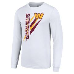 Starter Color Scratch Long Sleeve T-Shirt - Washington Commanders
