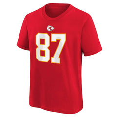 Travis Kelce  Preschool Player Name & Number T-Shirt - Kansas City Chiefs