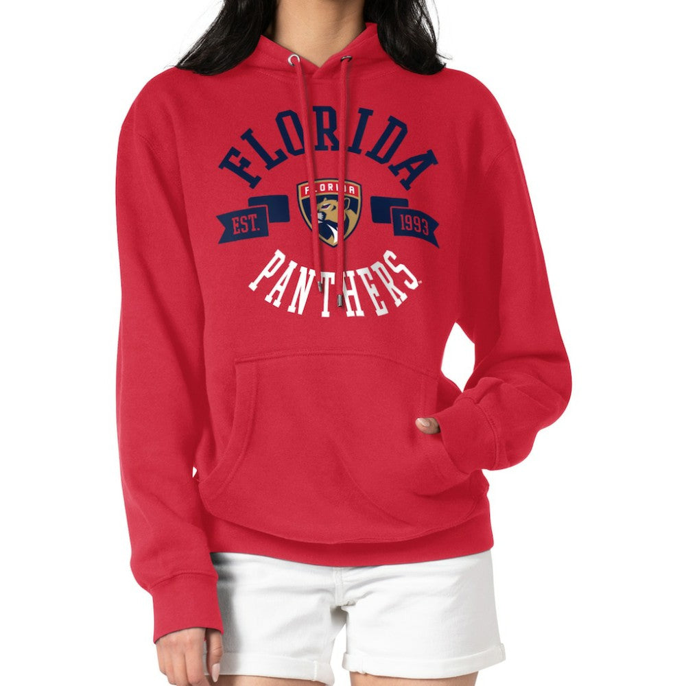 NHL Red Florida Panthers G-III 4Her by Carl Banks Women's City Graphic Fleece Pullover Hoodie