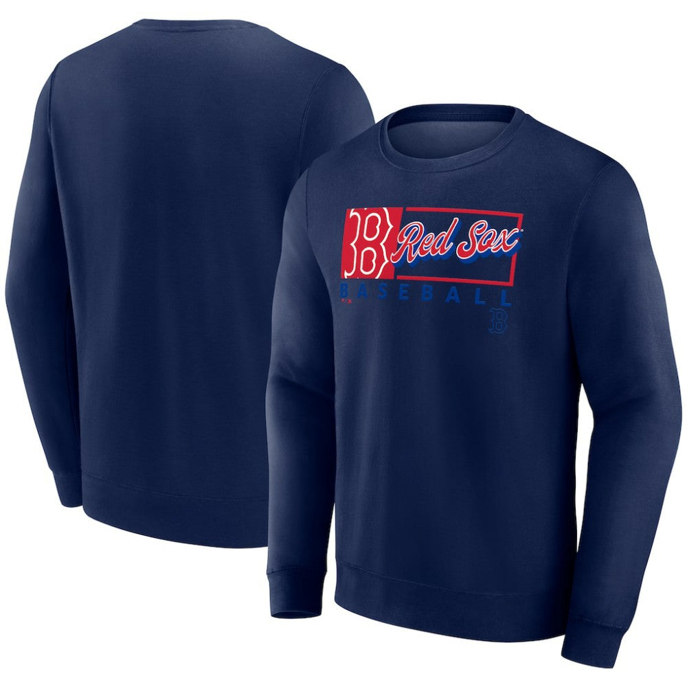 MLB Boston Red Sox Fanatics Focus Fleece Pullover Sweatshirt