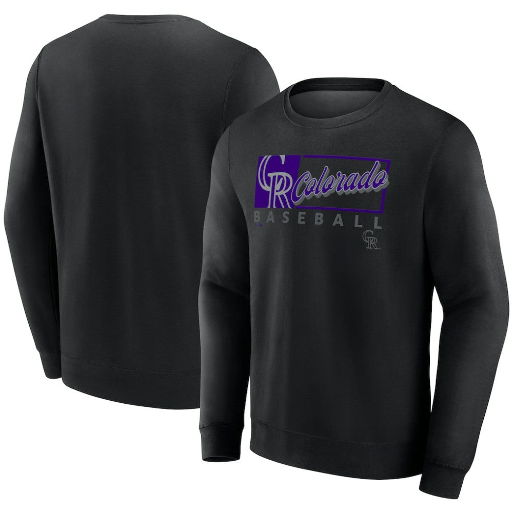 MLB Colorado Rockies Fanatics Focus Fleece Pullover Sweatshirt