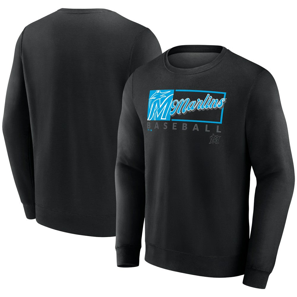 MLB Miami Marlins Fanatics Focus Fleece Pullover Sweatshirt