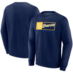 MLB Milwaukee Brewers Fanatics Focus Fleece Pullover Sweatshirt