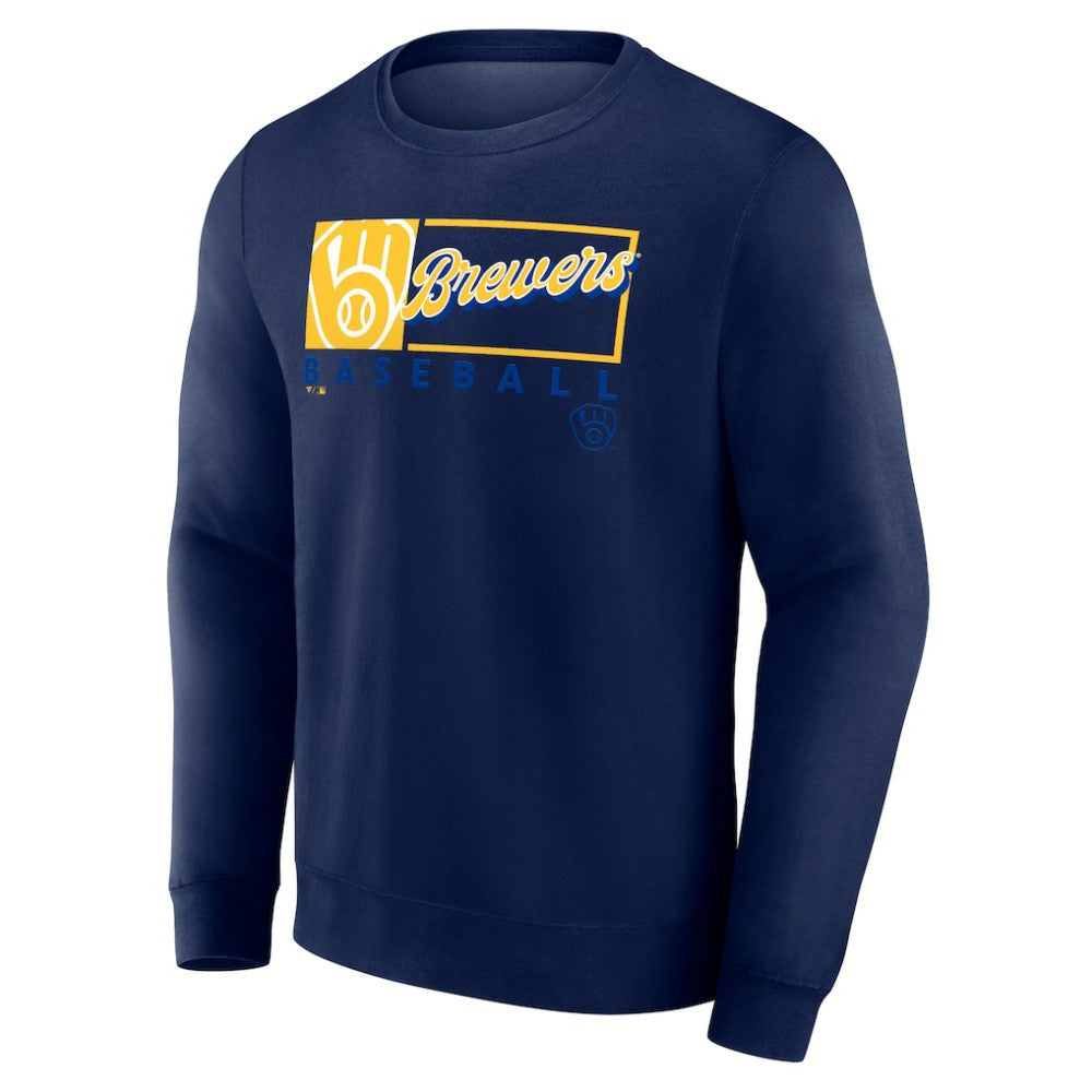 MLB Milwaukee Brewers Fanatics Focus Fleece Pullover Sweatshirt