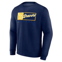 MLB Milwaukee Brewers Fanatics Focus Fleece Pullover Sweatshirt