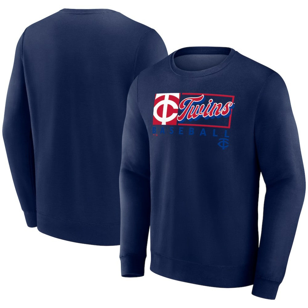 MLB Minnesota Twins Fanatics Focus Fleece Pullover Sweatshirt