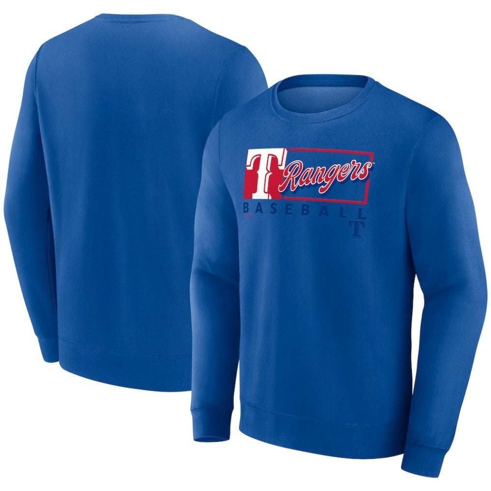 MLB Texas Rangers Fanatics Focus Fleece Pullover Sweatshirt