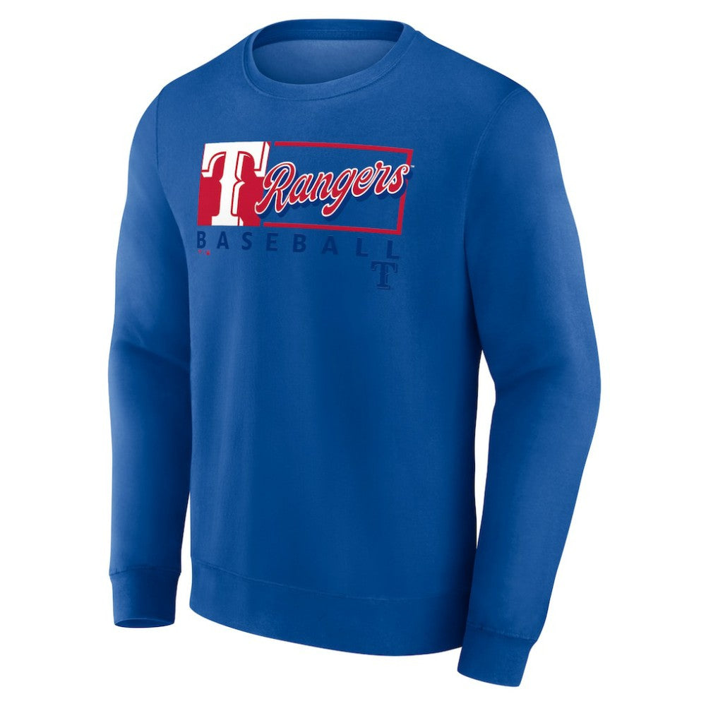 MLB Texas Rangers Fanatics Focus Fleece Pullover Sweatshirt