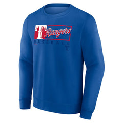MLB Texas Rangers Fanatics Focus Fleece Pullover Sweatshirt