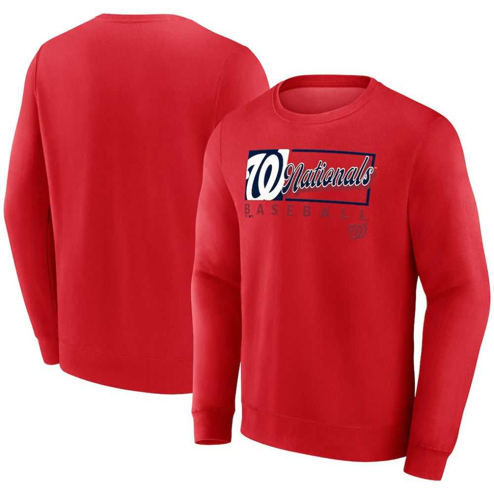 MLB Washington Nationals Fanatics Focus Fleece Pullover Sweatshirt