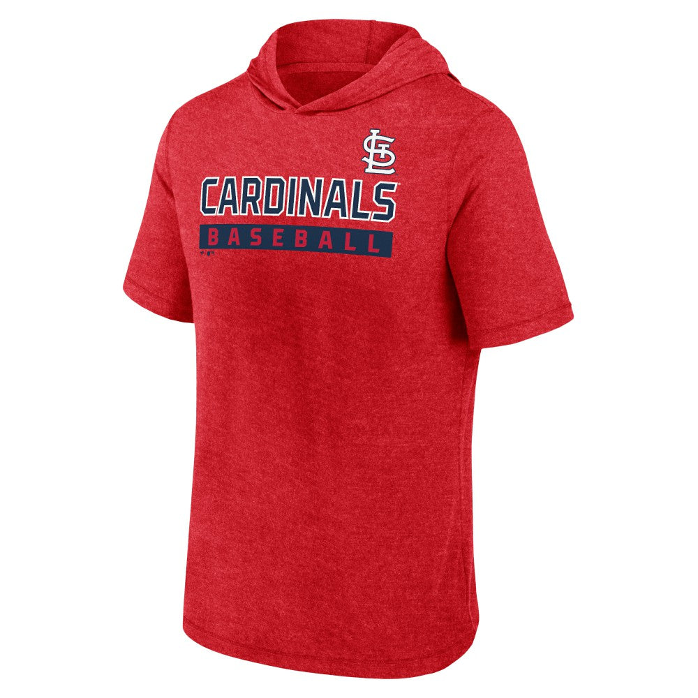 MLB St. Louis Cardinals Fanatics Push Short Sleeve Pullover Hoodie