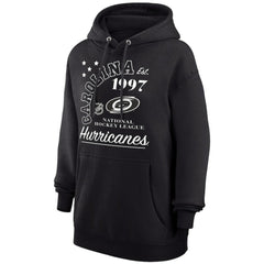 NHL Black Carolina Hurricanes Starter Arch City Team Graphic Fleece Pullover Hoodie