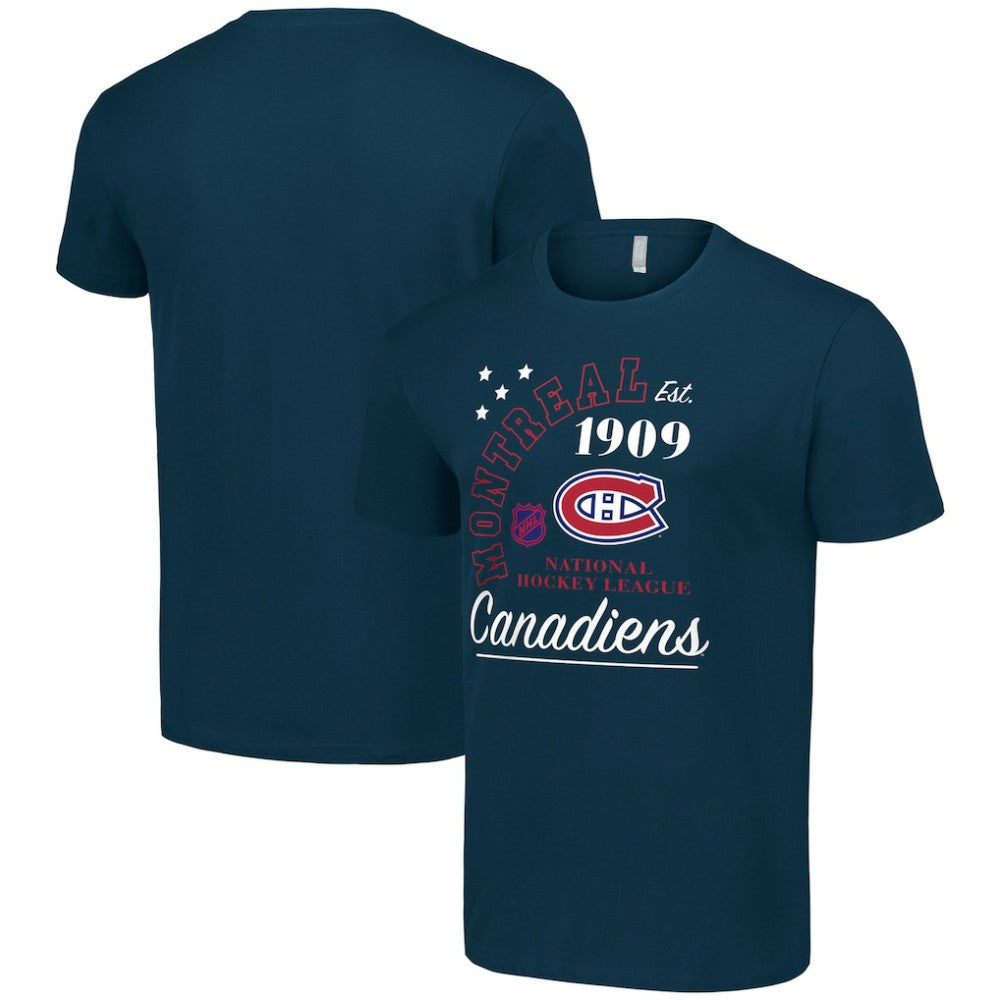NHL Navy Montreal Canadiens Starter Arch City Team Graphic T-Shirt
