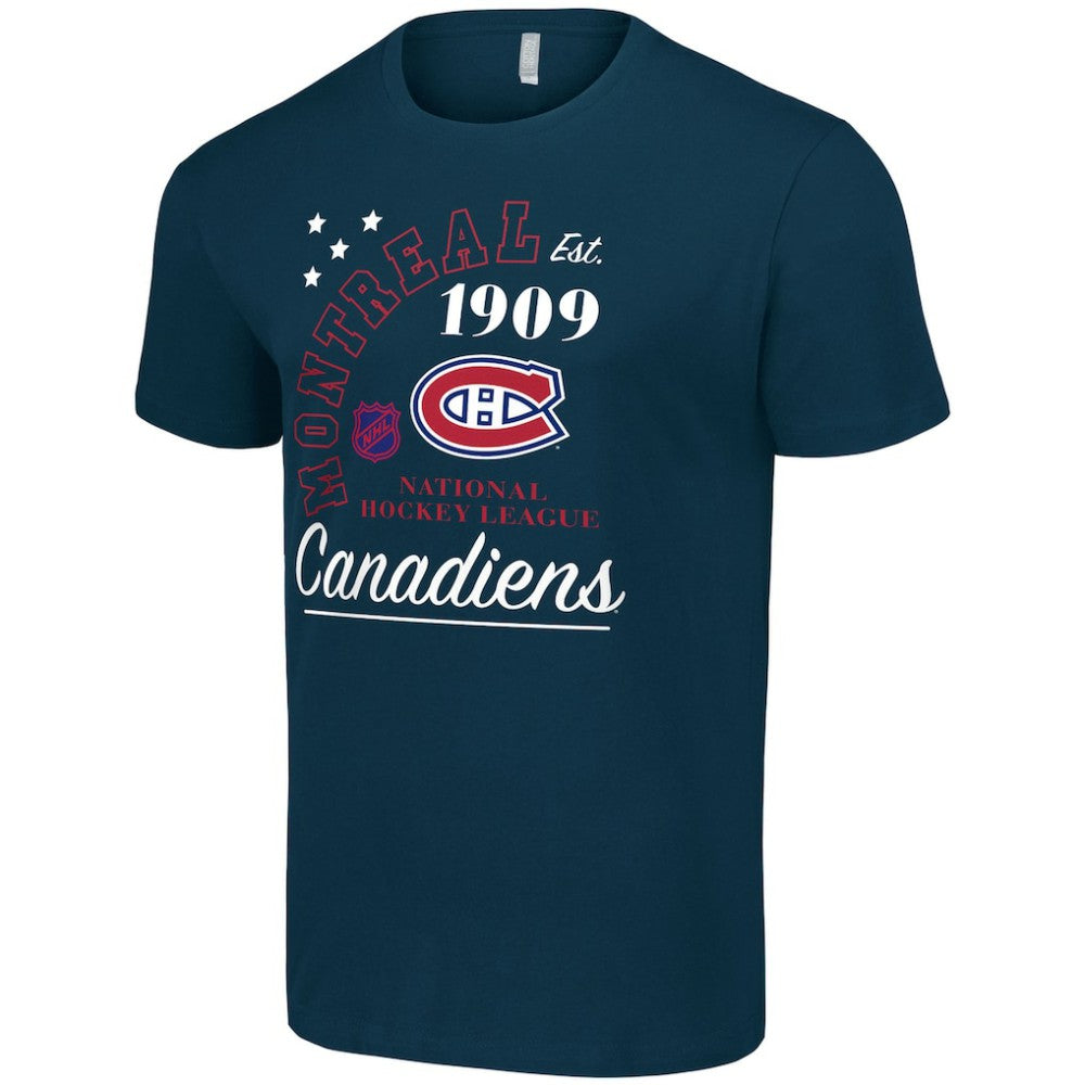 NHL Navy Montreal Canadiens Starter Arch City Team Graphic T-Shirt
