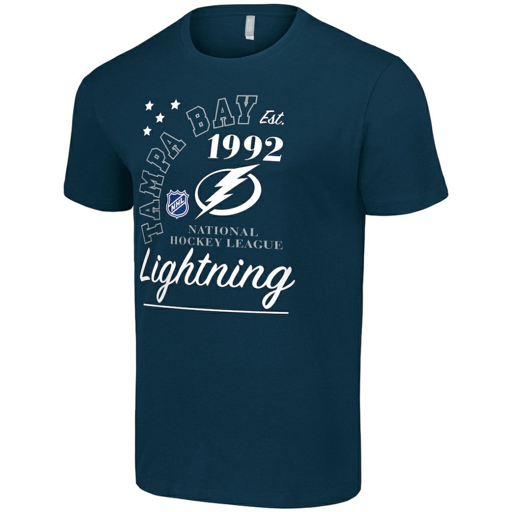 NHL Navy Tampa Bay Lightning Starter Arch City Team Graphic T-Shirt