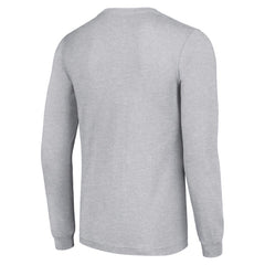 NHL Heather Gray Chicago Blackhawks Starter Arch City Theme Graphic Long Sleeve T-Shirt