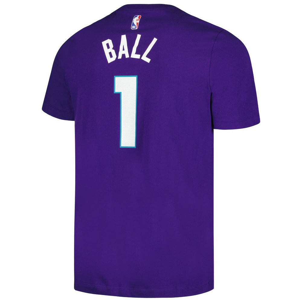 NBA LaMelo Ball Charlotte Hornets Jordan Brand 2022/23 Statement Edition Name & Number T-Shirt