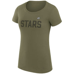 NHL Green Dallas Stars G-III 4Her by Carl Banks Women's Super-Slim Fit Lightweight Dot Print Team T-Shirt
