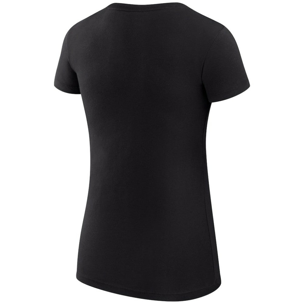 NHL Black Carolina Hurricanes G-III 4Her by Carl Banks Women's Super-Slim Fit Lightweight Dot Print Team T-Shirt