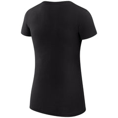 NHL Black San Jose Sharks G-III 4Her by Carl Banks Women's Super-Slim Fit Lightweight Dot Print Team T-Shirt