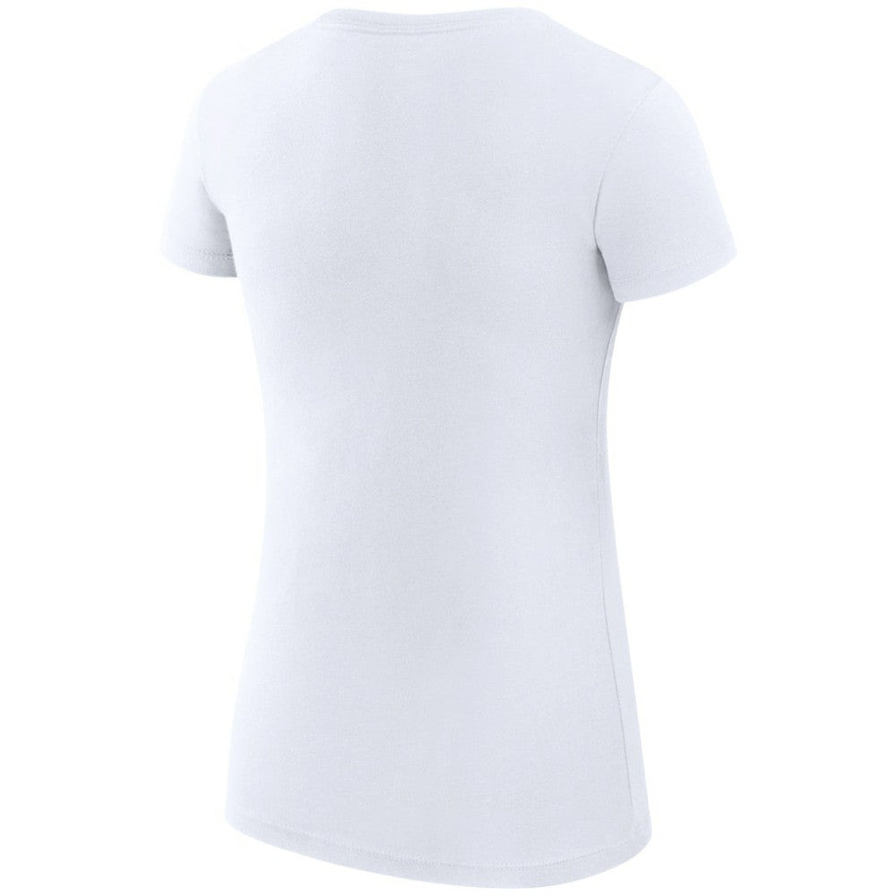 NHL White Los Angeles Kings G-III 4Her by Carl Banks Women's Super-Slim Fit Lightweight Dot Print Team T-Shirt
