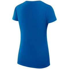 NHL Blue New York Rangers G-III 4Her by Carl Banks Women's Super-Slim Fit Lightweight Dot Print Team V-Neck T-Shirt
