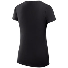 NHL Black Carolina Hurricanes G-III 4Her by Carl Banks Women's Super-Slim Fit Lightweight Dot Print Team V-Neck T-Shirt
