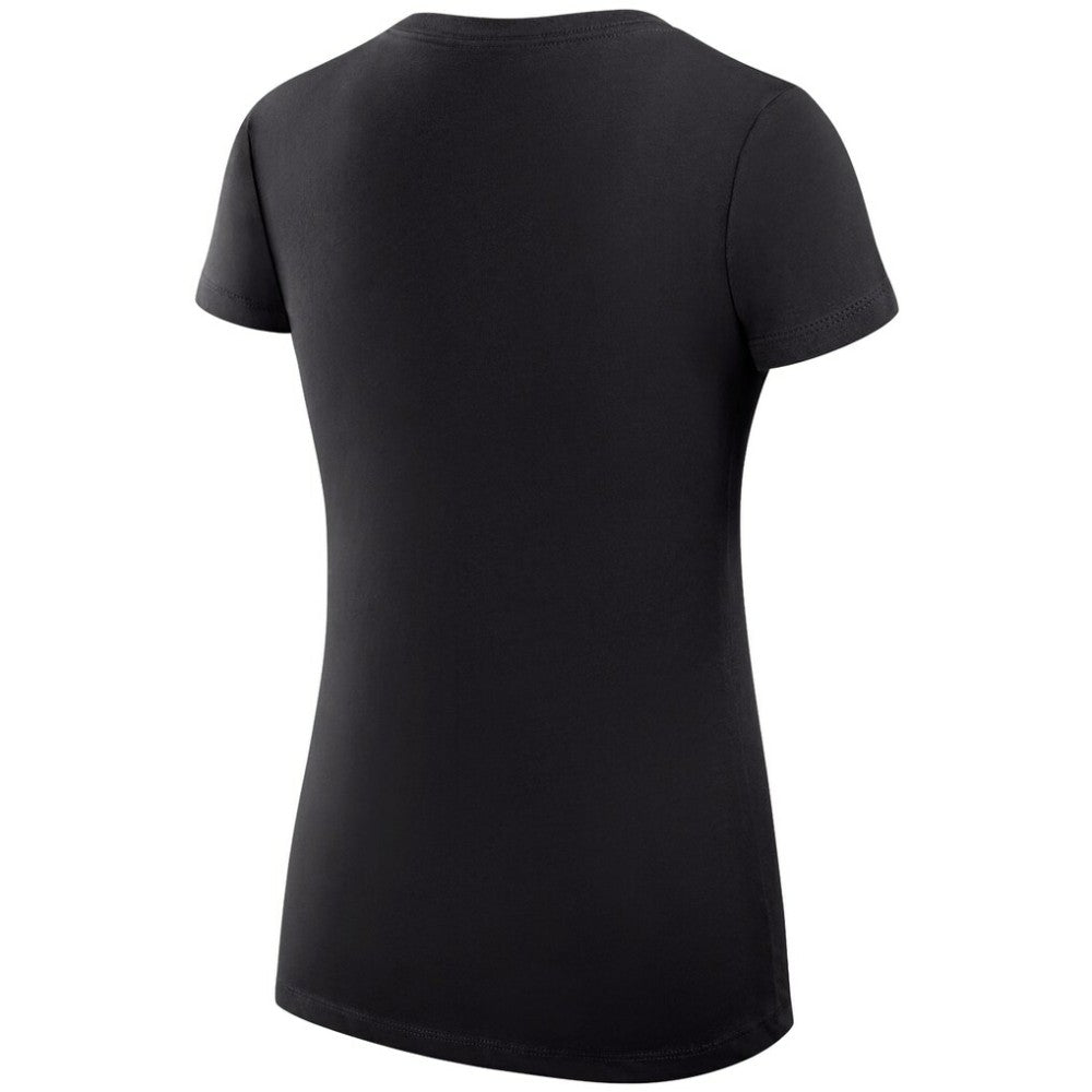 NHL Black Philadelphia Flyers G-III 4Her by Carl Banks Women's Super-Slim Fit Lightweight Dot Print Team V-Neck T-Shirt