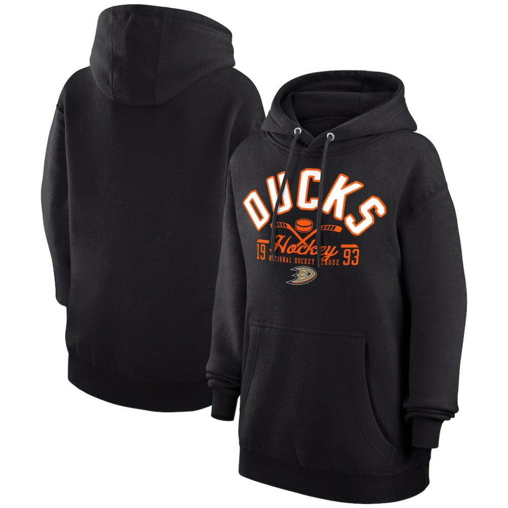 NHL Black Anaheim Ducks Starter Puck Pullover Hoodie