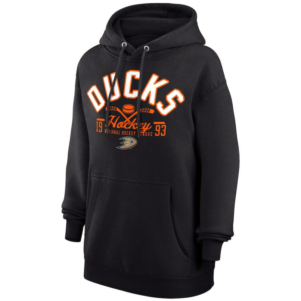 NHL Black Anaheim Ducks Starter Puck Pullover Hoodie